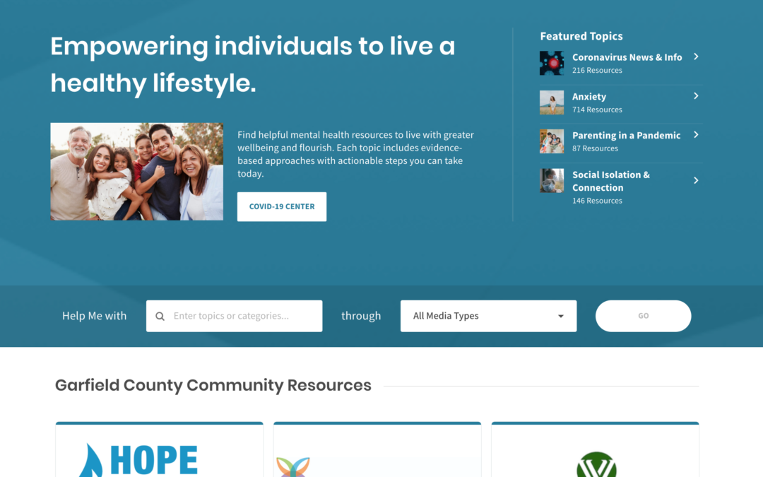Garfield County Announces ‘One Stop Shop’ Online Mental Health Resource