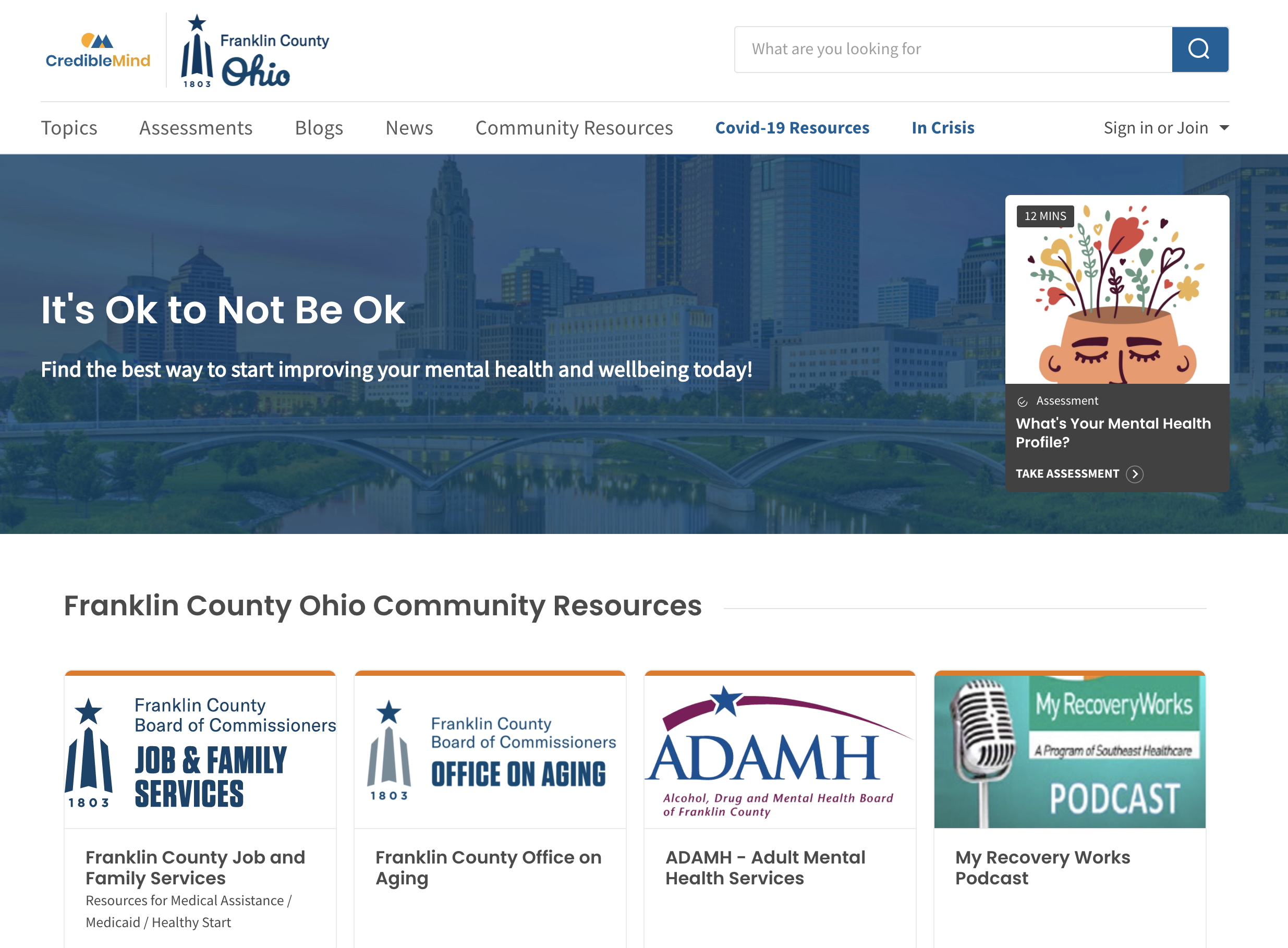 New Online Tool Connects Franklin County Residents With Mental Health Assessments, Resources