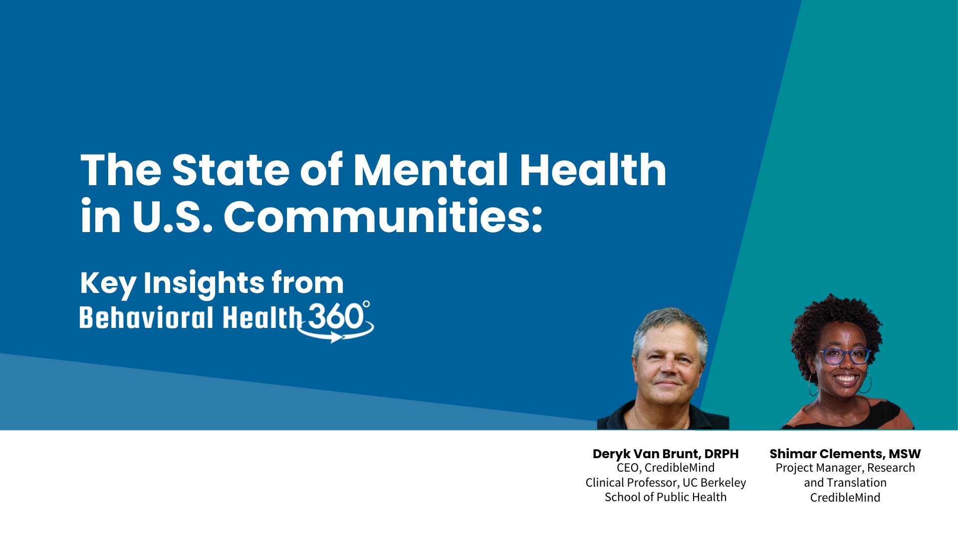 The State of Mental Health in U.S. Communities